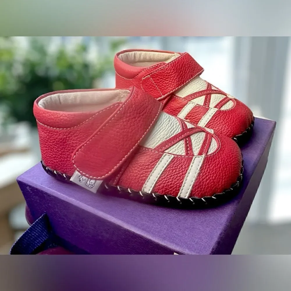 PEDIPED Hand Stitched Braden soft-soled Leather Baby Shoes Size 6-12 Months